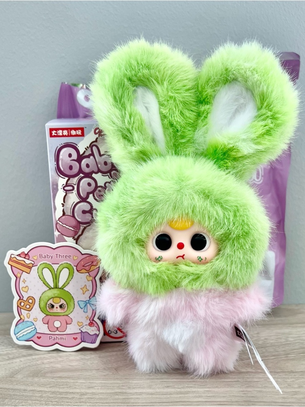 Baby Three Petit Macaron Cute Bunny V2 Vinyl Plush Pendant - Pahmi